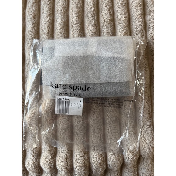 Kate Spade Lucy Sm L-Zip Card Holder Wallet Black Pebbled Leather KA461 NEW - Picture 5 of 5